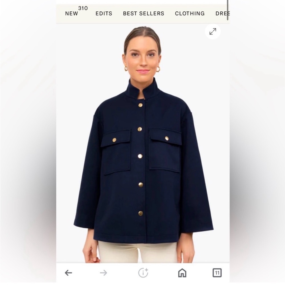 Tuckernuck Navy Blue Marant Jacket size Small